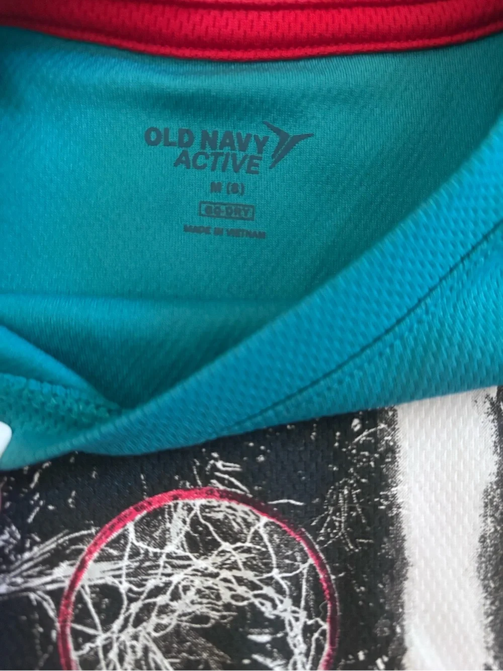Old Navy Teal Short-Sleeve Graphic Tee